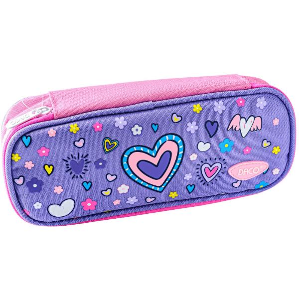 Penarul borset&259; PE714M&nbsp;este alegerea ideal&259; pentru elevii care &icirc;&537;i doresc un accesoriu practic modern &537;i plin de culoare Decorat cu un imprimeu vesel cu inimioare flori &537;i accente &icirc;n nuan&539;e de mov &537;i roz acest penar combin&259; perfect func&539;ionalitatea cu un design atractiv Datorit&259; compartimentului generos 