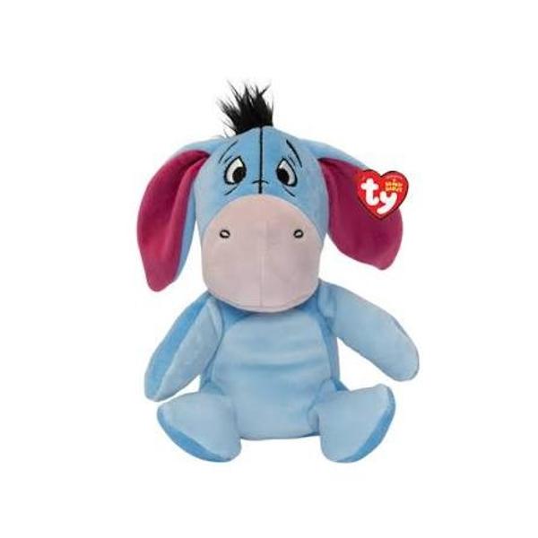 Jucarie de plus TY Beanie Babies - Personajul Aiurel din Winnie The Pooh 15 cm EEYORE TY 44042