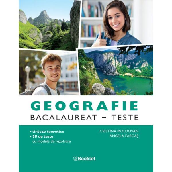 GEOGRAFIE Bacalaureat &ndash; Teste propune o modalitate complex&259; de preg&259;tire a elevilor pentru sus&539;inerea cu succes a examenului de Bacalaureat De asemenea materialul poate fi folosit &537;i de c&259;tre profesori pentru evaluarea la clas&259;Cartea acoper&259; toate con&539;inuturile din programa &537;colar&259; &ndash; Europa &537;i Rom&acirc;nia elemente geografice de baz&259; Rom&acirc;nia &537;i Uniunea European&259; Europa &537;i Uniunea 