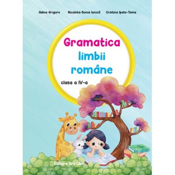 Gramatica limbii romane clasa a IV-a constituie un suport didactic atat pentru elevi cat si pentru cadrele didactice Elevii vor invata cum sa intuiasca si sa identifice partile de vorbire in diferite contexte cum sa identifice felul forma precum si scrierea corecta a partilor de vorbireCartea contine o varietate de exercitii structurate conform programei scolare in vigoare necesare pentru insusirea consolidarea si aprofundarea cunostintelor de gramatica