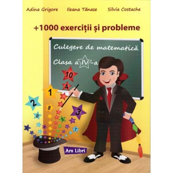Este un bogat si util suport de lucru necesar atat elevilor cat si cadrelor didactice Culegerea de matematica respecta programa scolara pentru clasa I si este avizata de Ministerul Educatiei Nationale Constituie un suport eficient de lucru in abordarea diferentiata a activitatii didactice precum si in cea independenta din pregatirea suplimentara a elevilor Continutul culegerii este menit sa valorifice maximal potentialul si achizitiile anterioare ale elevilor Pentru cadrele didactice 