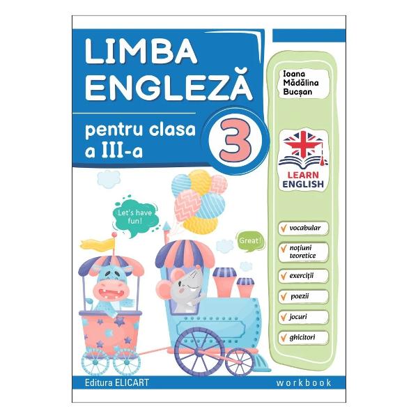 Acest auxiliar se adreseaz&259; elevilor din clasa a III-a &537;i celor care doresc s&259;-&537;i aprofundeze cuno&537;tin&539;ele dob&acirc;ndite &icirc;n anii anterioriAbordarea este simpl&259; explicit&259; pornind de la imagini amuzante &537;i expresive c&259;tre exerci&539;ii simple &537;i complexe