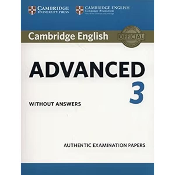 Cambridge English Advanced 3 Student s book without answers