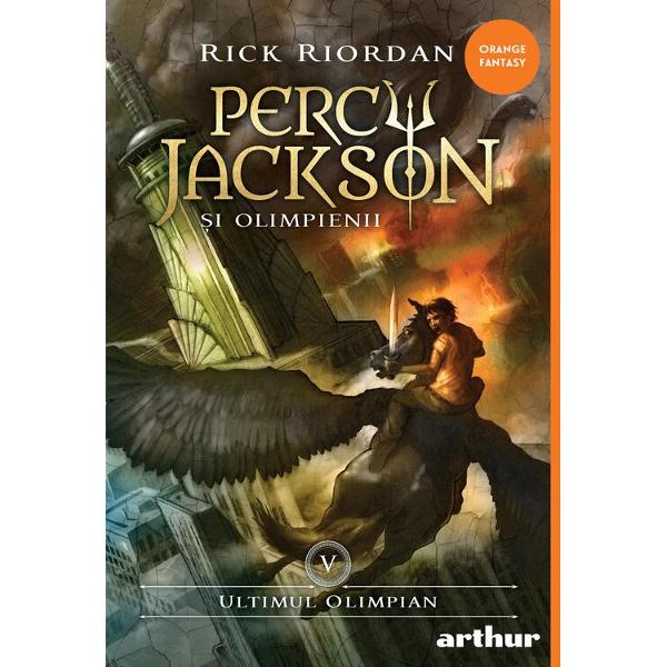 Percy Jackson &537;i Olimpienii 5 Ultimul OlimpianUn an &icirc;ntreg semizeii s-au preg&259;tit pentru marea confruntare cu titanii &351;tiind c&259; lupta va fi &icirc;ncr&acirc;ncenat&259; Armata lui Cronos e mai puternic&259; dec&acirc;t a fost vreodat&259; &351;i cu fiecare recrut care i se al&259;tur&259; devine din ce &icirc;n ce mai necru&355;&259;toare&Icirc;n timp ce zeii &icirc;ncearc&259; s&259;-l &icirc;nfr&acirc;ng&259; pe monstrul Tifon 