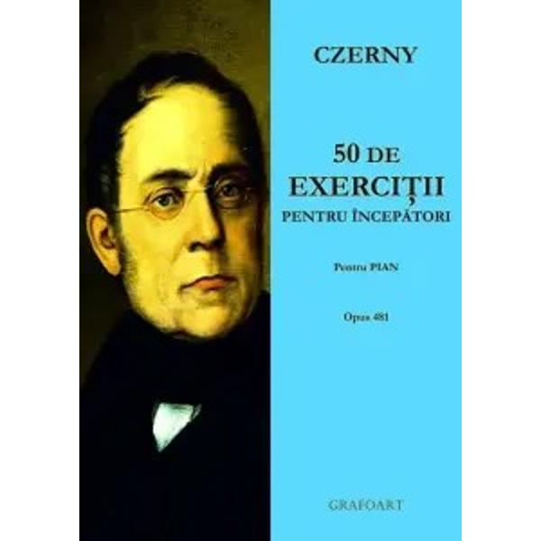 Caietul de fa&355;&259; con&355;ine 50 exerci&355;ii pentru &icirc;ncep&259;tori opus 481&nbsp;