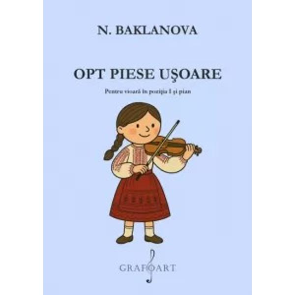 Volumul de fa&355;&259; reune&537;te opt miniaturi expresive &537;i accesibile compuse&nbsp;special pentru &icirc;ncep&259;tori cu scopul de a introduce violonistul aflat la &icirc;nceput de&nbsp;drum &icirc;n universul expresivit&259;&355;ii &537;i al muzicii de camer&259; Fiecare pies&259; &mdash; de la liricul&nbsp;C&acirc;ntec de leag&259;n&nbsp;p&acirc;n&259; la&nbsp;Concertino plin de energie&nbsp;&mdash; este scris&259; integral &icirc;n pozi&355;ia I 