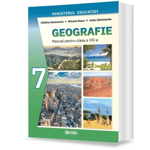 DE CE MANUALUL NOSTRU5 motive pentru care manualul Sigma este un suport real &icirc;nactivitatea didactic&259; a profesorilor de GeografieRecunoscut pentru varietatea &537;i rigurozitatea &537;tiin&539;ific&259; a textului &537;i a materialului cartografic manualul &icirc;i invit&259; pe elevii clasei a VII-a &icirc;ntr-o c&259;l&259;torie fascinant&259; prin continentele lumii stimul&acirc;ndu-le curiozitatea dorin&539;a de cunoa&537;tere &537;i 