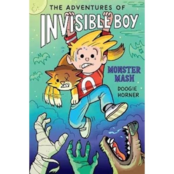 Get ready for hilarious hijinks in this monstrously funny graphic novel starring unlikely superheroes - perfect for readers ages 8-10 Cant be missed Max Brallier NYT bestselling author of The Last Kids on Earth Halloween is the best time of year for the Invisible Boy And this year hes excited to pretend to be a ghost and spy on some older kids - and scare them as well But when those kids figure out their secret Stanley and Gene make a dangerous bargain compete with the teens to 