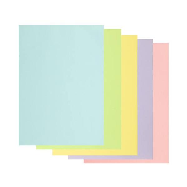 Hartie color pastelata Stylex 110 gr mp 5 culori 20 coli 46484