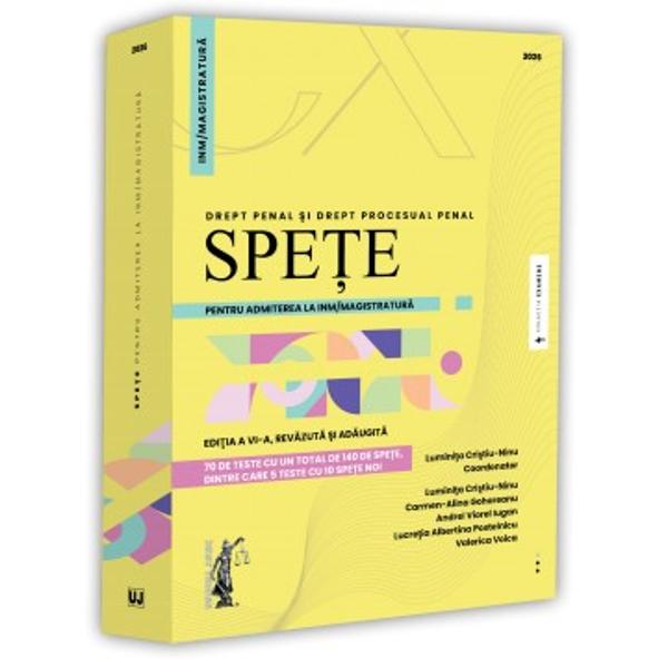 Proba scris&259; de verificare a cuno&351;tin&355;elor juridice face parte din prima etap&259; a concursului de admitere la INM&icirc;n magistratur&259; urm&259;rind s&259; pun&259; &icirc;n eviden&539;&259; capacitatea de analiz&259; critic&259; &351;i sintez&259; coeren&539;a &icirc;n abordare &351;i exprimare &icirc;n&539;elegerea institu&539;iilor de drept penal &537;i procesual penal fiind conceput&259; &icirc;n ansamblul concursului 