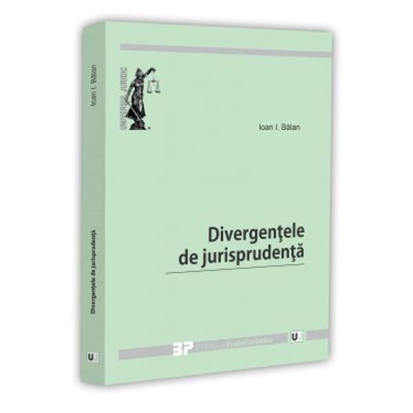 Divergen&539;ele de jurispruden&539;&259; sunt realit&259;&539;ile &bdquo;alogene&rdquo; ale universului justi&539;iei revel&acirc;ndu-se episodic &ndash; tranzitoriu sau de durat&259; &ndash; &icirc;n evolu&539;ia dreptului pozitiv Pentru actorii spa&539;iului judiciar &ndash; care joac&259; un rol &icirc;n producerea hot&259;r&acirc;rilor judec&259;tore&537;ti din care se dezvolt&259; jurispruden&539;a &ndash; relevant este modul cum percep din interior divergen&539;ele 