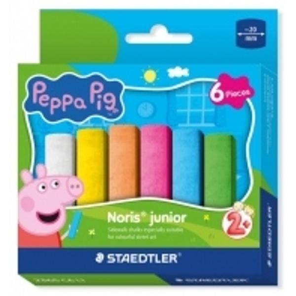 Creta de desenat pe asfalt Staedtler Noris junior Peppa Pig design 2365 C6 L1