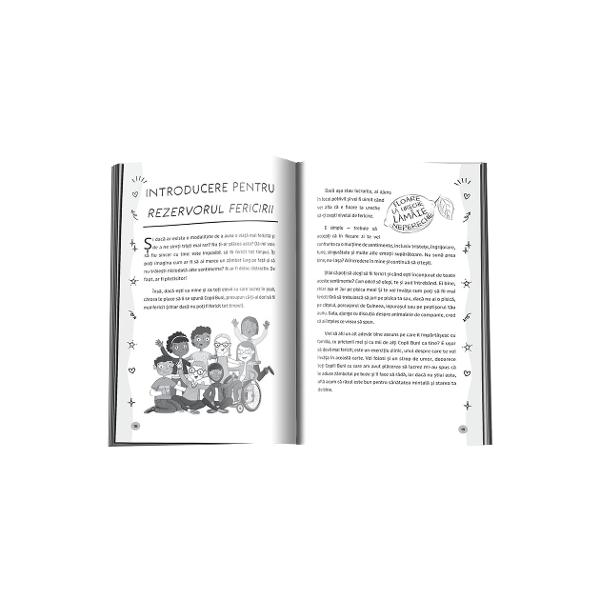 &536;tiai c&259; f&259;c&acirc;nd mici schimb&259;ri &icirc;n obiceiurile lor zilnice copiii &icirc;&537;i pot schimba via&539;a &icirc;n bine &Icirc;n acest distractiv &537;i captivant ghid despre fericire John Magee &icirc;&539;i arat&259; c&acirc;teva exerci&539;ii simple pe care copiii cu v&acirc;rsta cuprins&259; &icirc;ntre 7 &537;i 13 ani le pot pune &icirc;n practic&259; zilnic pentru a-&537;i &icirc;mbun&259;t&259;&539;i perspectiva asupra vie&539;ii pentru 