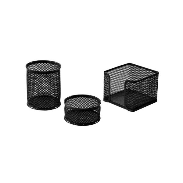 Set suporturi birou din plas&259; metalic&259; MAS &ndash; Organizare elegant&259; pentru spa&539;iul de lucruP&259;streaz&259; biroul ordonat &537;i accesoriile mereu la &icirc;ndem&acirc;n&259; cu setul de suporturi pentru birou MAS Fabricat din plas&259; metalic&259; 