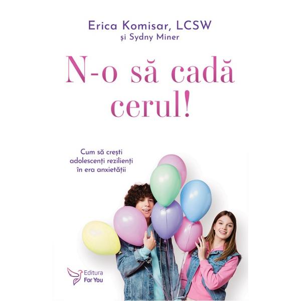 Ghidul esen&539;ial pentru a cre&537;te adolescen&539;i s&259;n&259;to&537;i emo&539;ionalTravers&259;m de mai multe decenii o perioad&259; dominat&259; de stres iar anxietatea &537;i tulbur&259;rile de s&259;n&259;tate mintal&259; au devenit epidemice &ndash; mai ales &icirc;n r&acirc;ndul copiilor De aceea cartea &bdquo;N-o s&259; cad&259; cerul&rdquo; le ofer&259; p&259;rin&539;ilor &537;i altor adul&539;i interesa&539;i de binele adolescen&539;ilor 