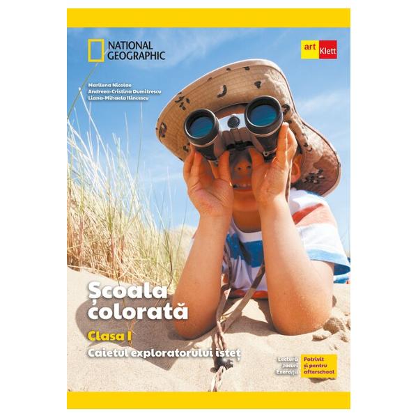 Este un caiet-resurs&259; care poate fi folosit de copiii cu ritm mai rapid at&acirc;t acas&259; c&acirc;t &537;i dup&259; &537;coal&259; la afterschoolCaietul exploratorului iste&539; con&539;ine texte pentru lectur&259; jocuri &537;i exerci&539;ii suplimentare concepute &icirc;n parteneriat cu NATIONAL GEOGRAPHIC ce favorizeaz&259; &icirc;nv&259;&539;area integrat&259;&nbsp;