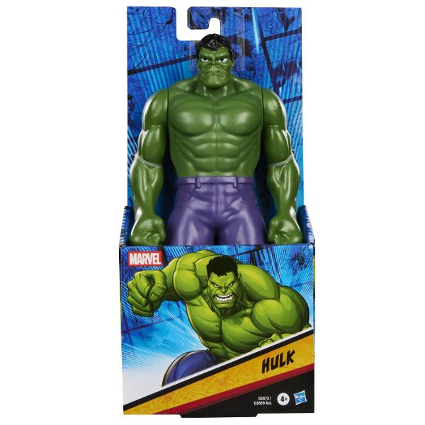 Figurina de actiune Marvel cu inaltimea de aproximativ 20 cm inspirata de indragitii supereroi din universul Marvel Designul detaliat si culorile specifice fiecarui personaj permit recrearea scenelor preferate si inventarea unor noi aventuri pline de actiune Figurina este potrivita pentru joaca de rol contribuind la dezvoltarea imaginatiei si creativitatii copiilor dar poate fi folosita si ca obiect de colectie Colectia poate include personaje precum Iron Man Spider-Man Hulk Captain 