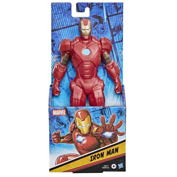 Figurina de actiune Marvel cu inaltimea de aproximativ 20 cm inspirata de indragitii supereroi din universul Marvel Designul detaliat si culorile specifice fiecarui personaj permit recrearea scenelor preferate si inventarea unor noi aventuri pline de actiune Figurina este potrivita pentru joaca de rol contribuind la dezvoltarea imaginatiei si creativitatii copiilor dar poate fi folosita si ca obiect de colectie Colectia poate include personaje precum Iron Man Spider-Man Hulk Captain 