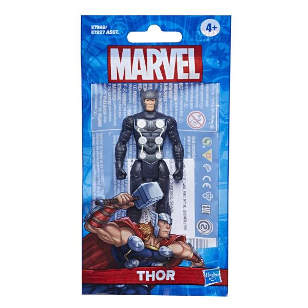 Figurina Marvel de 95 cm aduce in joaca universul spectaculos al supereroilor si este ideala pentru recrearea scenelor de actiune sau inventarea unor aventuri noi Figurina are un design inspirat de personajele emblematice Marvel cu detalii specifice si elemente articulate care permit diferite pozitii de joaca Dimensiunea compacta o face usor de manevrat transportat si integrat in colectiile de figurine ale copiilor Produsul este disponibil in mai multe modele fiecare figurina fiind 