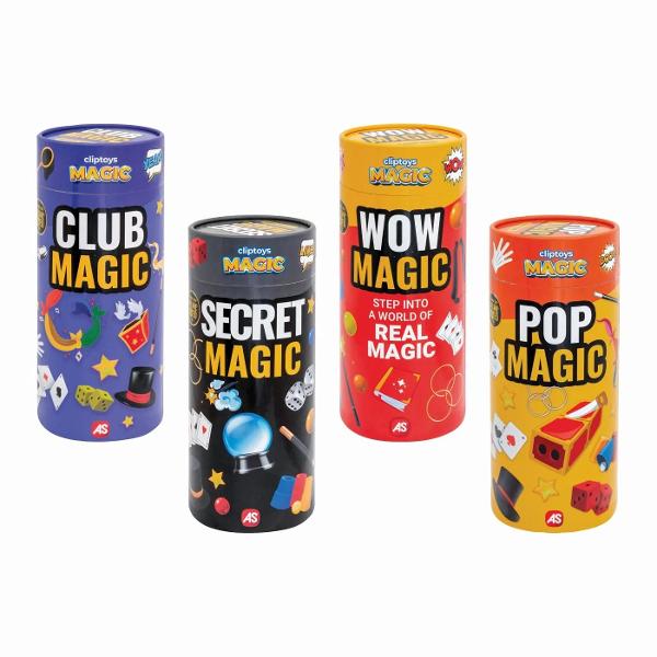 Colectia Magic este o serie captivanta de seturi de iluzionism care combina magia cu principii stiintifice oferind copiilor o experienta educativa si distractiva in acelasi timp Aceasta colectie unica reuneste produse si inventii magice premiate concepute pentru a stimula curiozitatea si dorinta de explorare Prin experimente simple si trucuri spectaculoase copiii descopera intr-un mod interactiv cum functioneaza anumite concepte stiintific transformand invatarea intr-o activitate 