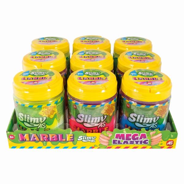Slime Slimy elastic tip Marble super distractiv si placut la atingere ideal pentru joaca creativa si relaxare Textura elastica si maleabila permite intinderea modelarea si framantarea in diferite forme oferind ore intregi de distractie Disponibil in mai multe combinatii de culori cu efect marmorat fiecare recipient contine 500 g de slime Produsul se vinde la bucata in functie de disponibilitate Recomandat copiilor cu varsta de peste 3 aniPret per bucata Nu se poate alege 