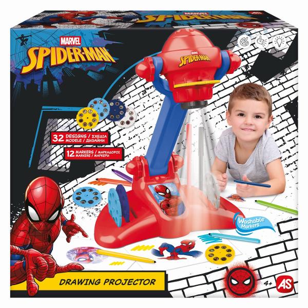 Descopera bucuria desenului alaturi de supereroul preferat cu Proiectorul de pictura Spider-Man Acest set creativ ii ajuta pe copii sa invete sa deseneze intr-un mod simplu distractiv si interactiv Tot ce trebuie sa faca este sa aleaga unul dintre modelele incluse sa il proiecteze pe hartie si apoi sa urmareasca liniile pentru a recrea imaginea Rezultatul poate fi apoi colorat si personalizat cu ajutorul markerelor incluse Setul contine 32 de modele de desen oferind copiilor multiple 