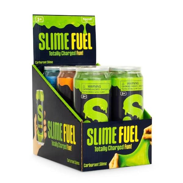 Slime Combustibil la Doza este o jucarie senzoriala distractiva cu design modern inspirat de o doza de combustibil potrivita pentru joaca creativa si activitati de tip antistres Produsul are textura moale si elastica poate fi intins apasat si modelat oferind o experienta tactila placuta Recipientul in forma de doza este practic pentru depozitare si transport iar culorile intense fac produsul atractiv pentru copii Este ideal pentru stimularea simtului tactil dezvoltarea 