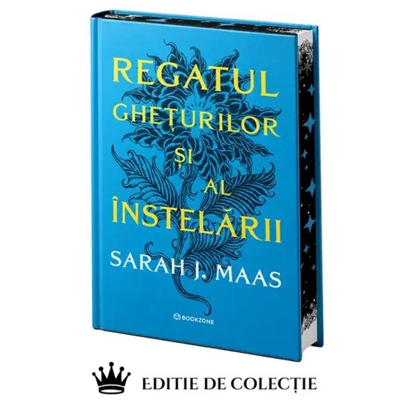 Descoper&259; al patrulea volum al seriei-fenomen ACOTAR de Sarah J Maas&nbsp;R&259;zboiul pare s&259; fi amu&539;it Dar pacea este &icirc;nc&259; fragil&259; iar r&259;nile nu au avut timp s&259; se &icirc;nchid&259;&nbsp;&Icirc;n Velaris se apropie Solsti&539;iul de Iarn&259; aduc&acirc;nd cu el z&259;pad&259; lumin&259; &537;i promisiunea unor clipe de lini&537;te Feyre se &icirc;ntoarce al&259;turi de cei care i-au devenit 