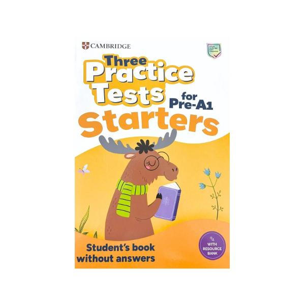 Three Practice Tests - Pre A1 StartersBinding Product BundleDate Published May 2026&nbsp;These brand-new practice tests have been written by Cambridge English experts and carefully reviewed to reflect the style format and level of the real examsThey offer high-quality up-to-date preparation to help build learners confidence and exam skillsEach book contains three full-colour complete tests to prepare for exam day and an 