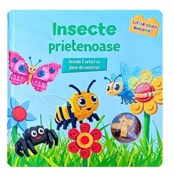 Insecte prietenoase Carte cu piese de construit