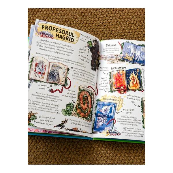 Ghidul magic oficial al seriei Harry Potter imaginate de JKRowlingCe &539;ine HAGRID &icirc;n buzunareC&acirc;te ANIMALE are pe l&acirc;ng&259; cas&259; &537;i ce pred&259; la HOGWARDSAfl&259; toate acestea &537;i multe alte lucruri despre HagridMerge cu o motociclet&259; zbur&259;toarePrieten cu p&259;ienjeniiP&259;str&259;torul cheilorPe jum&259;tate uria&537;Ador&259; creaturile magiceFang este 