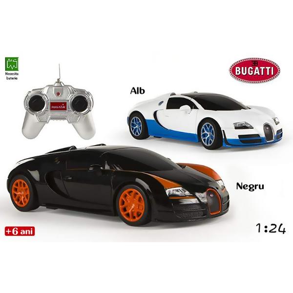 CB-Jucarie Masina Bugatti&160;Veyron 164Masina Bugatti Veyron 164&160;este o jucarie pentru baieti ce imita pana in cele mai mici detalii masina Bugatti Modelul elegant si aerodinamic confera unicitate jucariei printre jucariile de gen De greutate redusa aceasta poate aduce ore nelimitate de amuzament copiilor pasionati de vitezaDimensiune ambalaj&160;435x170x155 cmVarsta 6 ani