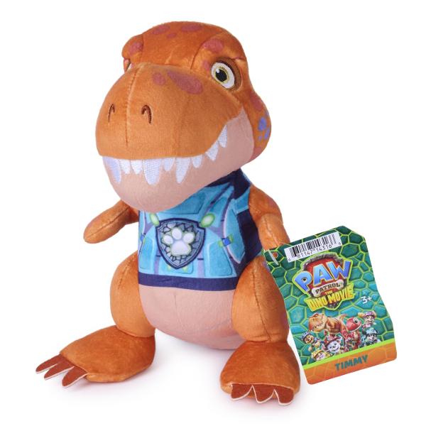 Figurina de plus Patrula Catelusilor Filmul cu Dinozauri Pup Pals este inspirata de personajele indragite din aventurile Patrula Catelusilor si este realizata din material moale si placut la atingere Designul colorat detaliile brodate si tinutele tematice inspirate din film transforma fiecare personaj intr-un companion potrivit pentru joaca imbratisari sau colectie Copiii pot recrea aventurile preferate sau pot inventa propriile misiuni alaturi de eroii Patrula Catelusilor Produsul se vinde 