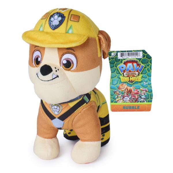 Figurina de plus Patrula Catelusilor Filmul cu Dinozauri Pup Pals este inspirata de personajele indragite din aventurile Patrula Catelusilor si este realizata din material moale si placut la atingere Designul colorat detaliile brodate si tinutele tematice inspirate din film transforma fiecare personaj intr-un companion potrivit pentru joaca imbratisari sau colectie Copiii pot recrea aventurile preferate sau pot inventa propriile misiuni alaturi de eroii Patrula Catelusilor Produsul se vinde 