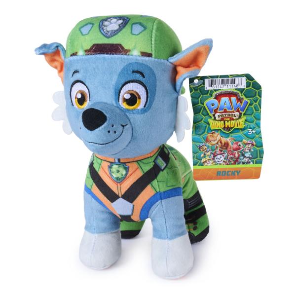 Figurina de plus Patrula Catelusilor Filmul cu Dinozauri Pup Pals este inspirata de personajele indragite din aventurile Patrula Catelusilor si este realizata din material moale si placut la atingere Designul colorat detaliile brodate si tinutele tematice inspirate din film transforma fiecare personaj intr-un companion potrivit pentru joaca imbratisari sau colectie Copiii pot recrea aventurile preferate sau pot inventa propriile misiuni alaturi de eroii Patrula Catelusilor Produsul se vinde 