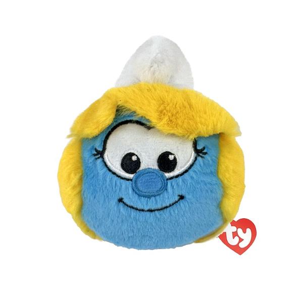Jucarie de plus TY Beanie Bouncers - SMURFETTE 10 cm TY83142