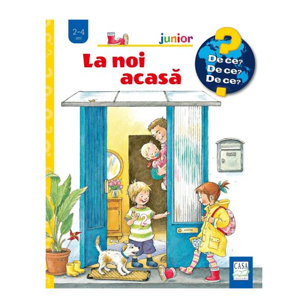 La noi acas&259; e mare t&259;r&259;boi Baia e aglomerat&259; de diminea&539;&259; &icirc;n camera copiilor e &539;ara juc&259;riilor &icirc;n buc&259;t&259;rie miroase a chec cu banane iar sufrageria e locul &icirc;n care ne place cel mai mult s&259; petrecem timp &icirc;mpreun&259; A&537;a e &537;i la voi acas&259; O carte despre casa unei familii &icirc;n care fiecare membru mic sau mare se simte la locul lui &537;i &icirc;n care veselia domne&537;te peste 