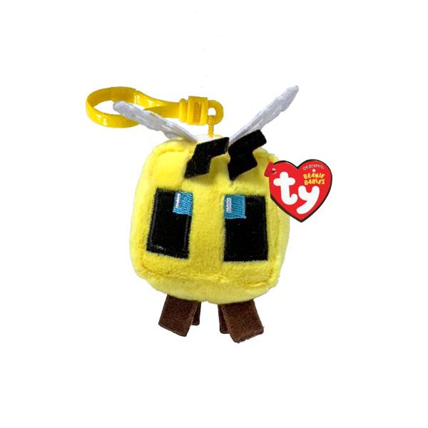 Jucarie de plus TY Beanie Babies - Minecraft Clip 12 cm BEE TY 34019