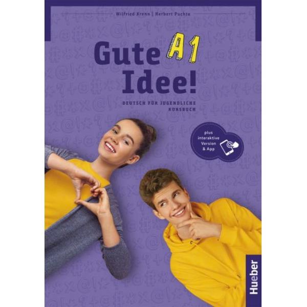 Gute Idee A1 Deutsch f&uuml;r Jugendliche  Kursbuch plus interaktive VersionGute Idee &ndash; das motivierend andere Jugendlichenlehrwerk f&uuml;r Deutsch als FremdspracheGute Idee A1Kursbuch mit CodeDreib&auml;ndige AusgabeZielgruppe Jugendliche in Kursen A1 an Schulen und anderen Institutionen weltweitGute Idee ist ein jugendlichengerechtes Lehrwerk das durch emotional ber&uuml;hrende ausgefallene Texte und Themen f&uuml;r den 