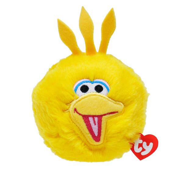 Jucarie de plus TY Beanie Bouncers - Sesame Street Big Bird 10 cm TY83134