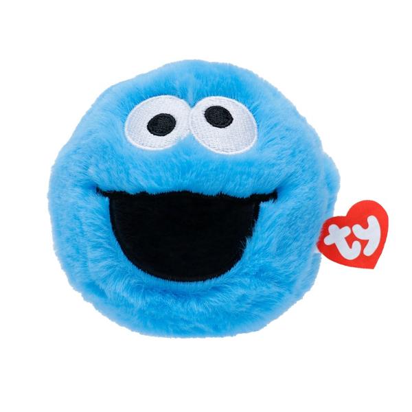 Jucarie de plus TY Beanie Bouncers - Sesame Street Cookie Monster 10 cm TY83138