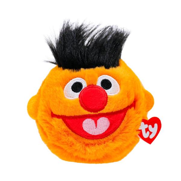 Jucarie de plus TY Beanie Bouncers - Sesame Street ERNIE 10 cm TY83135