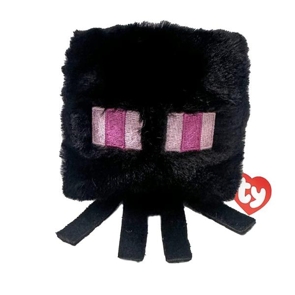 Jucarie de plus TY Beanie Bouncers - Minecraft ENDERMAN 10 cm TY83055