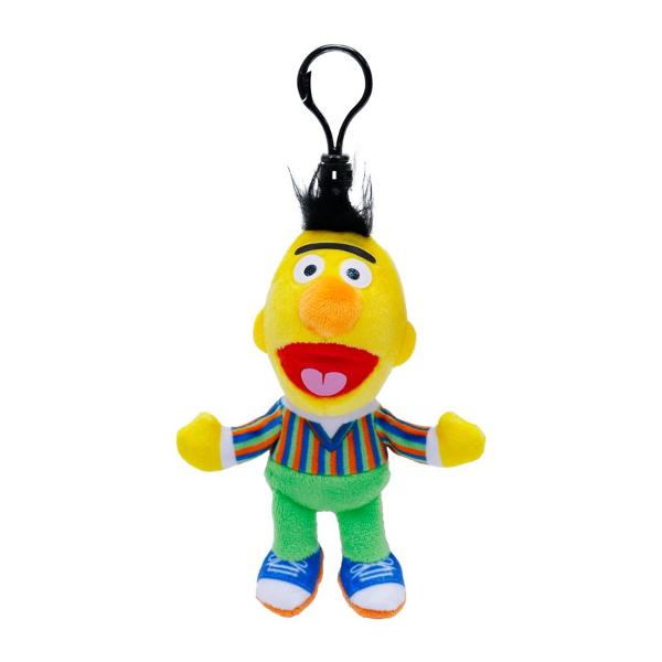 Jucarie de plus TY Beanie Babies - Sesame Street Bert Clip 12 cm TY34036