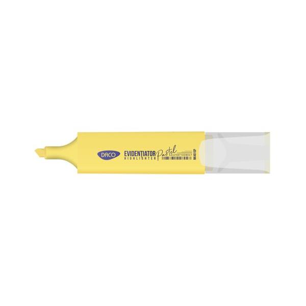 Eviden&539;iator Galben Pastel &ndash; V&acirc;rf Te&537;it 1&ndash;5 mm Pe Baz&259; de Ap&259; Sub&539;ire &537;i Delicat &ndash; Ideal pentru Noti&539;e Jurnal &537;i StudiiOrganizeaz&259;-&539;i noti&539;ele cu stil folosind eviden&539;iatorul galben pastel ideal pentru sublinieri subtile dar vizibile Cu un design modern &537;i o nuan&539;&259; luminoas&259; acest marker este potrivit pentru &537;coal&259; birou organizare personal&259; planificare sau 