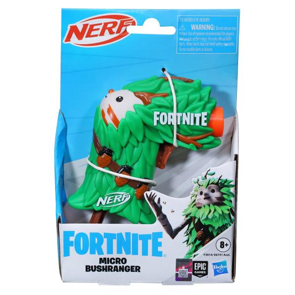 Nerf x Fortnite Micro Shots si adu in viata reala bataliile din universul Fortnite Intra in lupta cu aceste versiuni miniportabile ale blasterelor NERF cu design adaptat dupa cel al armelor din joc Fiecare blaster trage cate un proiectil pe rand si vine in pachet alaturi de 2 proiectile  Trage de maner in jos pentru a incarca apoi apasa pe tragaci pentru a trage Acum iti poti lua blasterul NerfxFortnite Micro Shots oriunde alaturi de tine pentru distractie maxima Disponibiltatea poate 