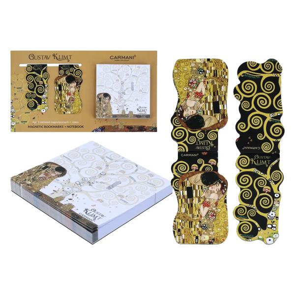 Adaug&259; un strop de elegan&539;&259; &537;i inspira&539;ie artistic&259; activit&259;&539;ilor de zi cu zi cu setul magnetic Klimt &ndash; Kiss &537;i Pomul Vie&539;ii Inspirat de dou&259; dintre cele mai cunoscute opere ale celebrului pictor austriac Gustav Klimt acest set &icirc;mbin&259; frumuse&539;ea artei cu utilitatea accesoriilor de papet&259;rieDesignul rafinat inspirat de 