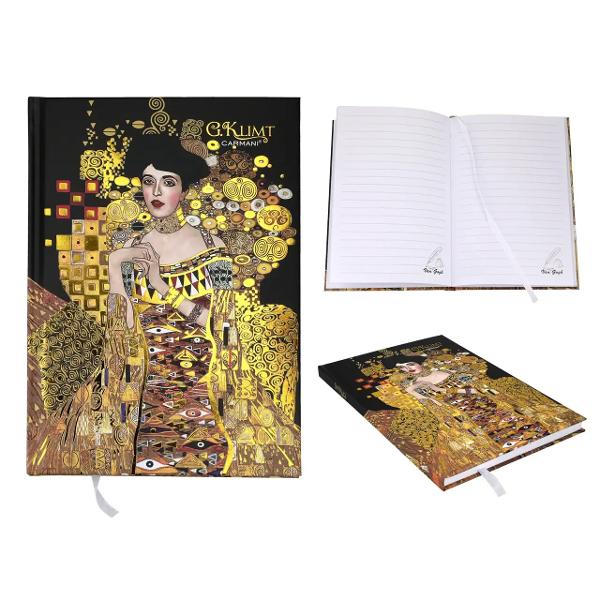 Transform&259; fiecare idee &icirc;ntr-un moment de inspira&539;ie artistic&259; cu bloc notes-ul Klimt &ndash; Adele Inspirat de celebra pictur&259; &bdquo;Portretul Adelei Bloch-Bauer I&rdquo; realizat&259; de Gustav Klimt acest bloc notes &icirc;mbin&259; elegan&539;a artei clasice cu func&539;ionalitatea unui accesoriu de papet&259;rie modernDesignul rafinat inspirat de stilul 