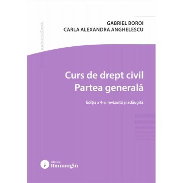 Publicat ini&539;ial &icirc;n noiembrie 2011 &ndash; fiind de altfel &537;i primul curs de drept civil tip&259;rit dup&259; intrarea &icirc;n vigoare a noului Cod civil &ndash; &537;i reeditat apoi &icirc;n octombrie 2012 &537;i mai 2021 Cursul de drept civil Partea general&259; s-a bucurat de un succes constant &537;i oarecum nea&537;teptat fa&539;&259; de proiec&539;iile noastre la vremea respectiv&259; Cartea continu&259; s&259; fie solicitat&259; &icirc;n 