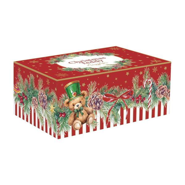 Completeaz&259; decorul mesei festive cu setul de 4 inele din por&539;elan pentru &537;erve&539;ele Easy Life colec&539;ia Christmas Teddy un accesoriu elegant &537;i practic creat pentru a aduce un plus de farmec aranjamentelor de Cr&259;ciunRealizate din por&539;elan inelele impresioneaz&259; prin designul festiv &537;i delicat decorat cu ursule&539;i adorabili mici 